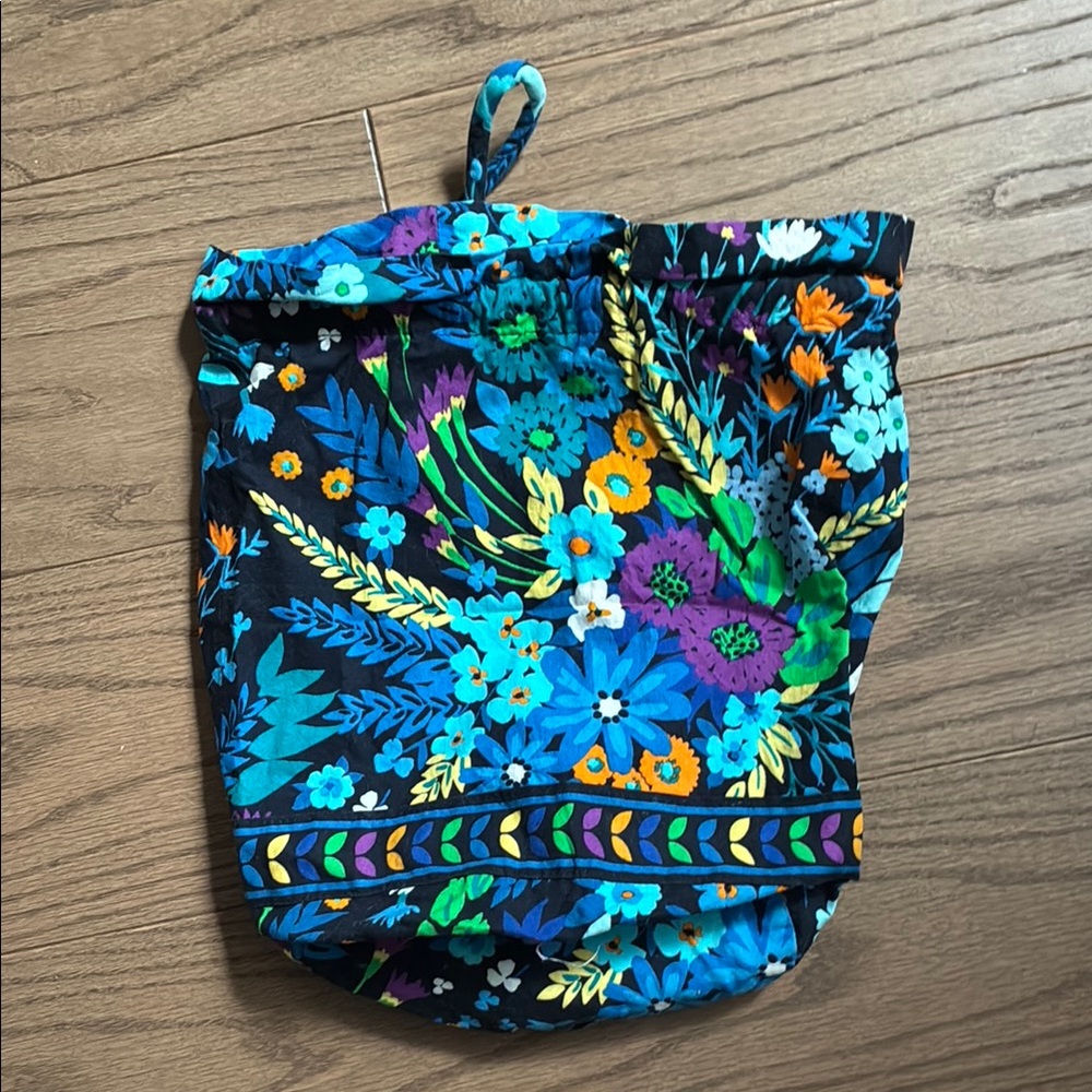 Vera Bradley Multicolor Floral Drawstring Bag